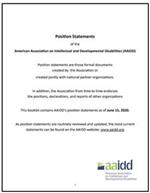 AAIDD Position Statement Booklet